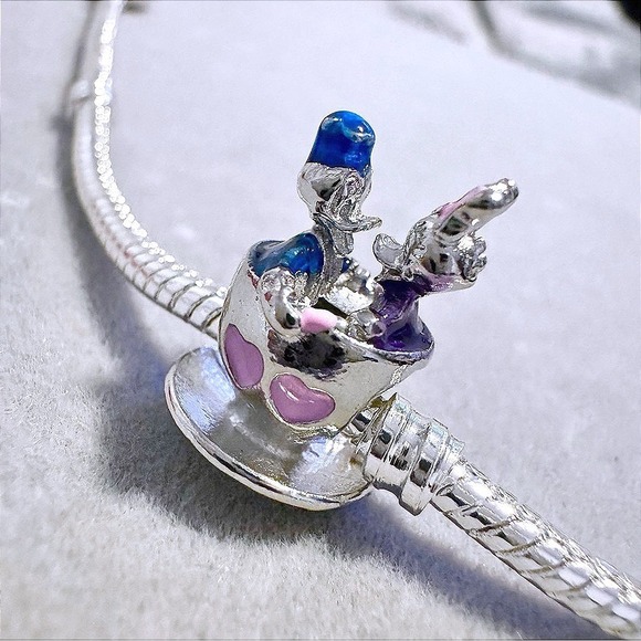 Donald and Daisy Teacup Charm fits Pandora - Picture 6 of 9